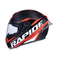 MT Helmets Rapide Pro Carbon C5 Gloss Red - Image 3