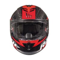 MT Helmets Rapide Pro Carbon C5 Gloss Red - Image 4