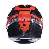 MT Helmets Rapide Pro Carbon C5 Gloss Red - Image 5