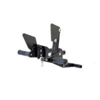 MG Biketec Sport Rearset - Suzuki GSX-R 600/750 from 2008 - Black - Image 2