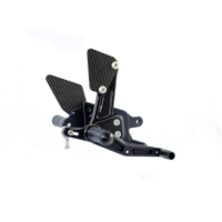 MG Biketec Sport Rearset - Suzuki GSX-R 600/750 from 2008 - Black - Image 4
