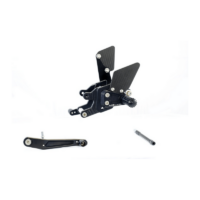 MG Biketec Sport Rearset - Suzuki GSX-R 600/750 from 2008 - Black - Image 3