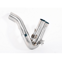Spark Exhaust Ducati Hyperstrada 2in1 RACING pipe in AISI 304 stainless steel for Force Spark silencer - Image 2