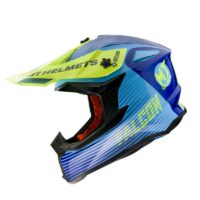MT Helmets Falcon System C3 Gloss Fluro Yellow - Image 2