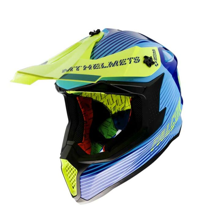 MT Helmets Falcon System C3 Gloss Fluro Yellow