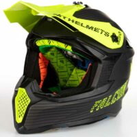 MT Helmets Falcon System D3 Matt Fluro Yellow