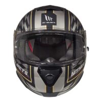 MT Helmets Thunder 3 SV Isle Of Man Matt Black And Gold - Image 2