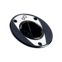 Lightech Fuel Tank Cap with Spin Locking (B&W Finish) - Image 2